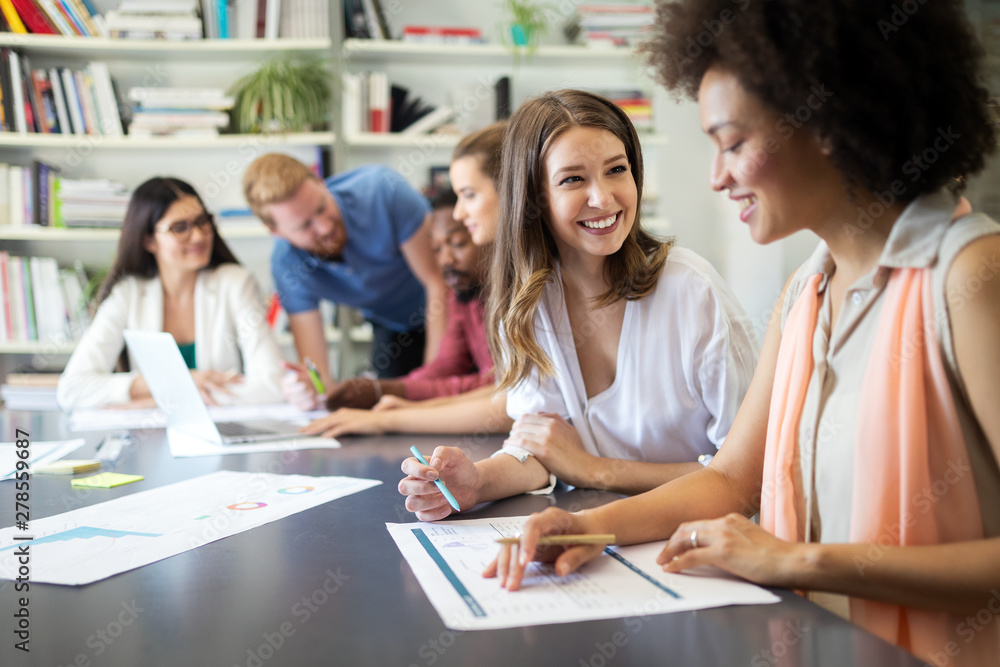 Business people meeting good teamwork in office Business people meeting good teamwork in office