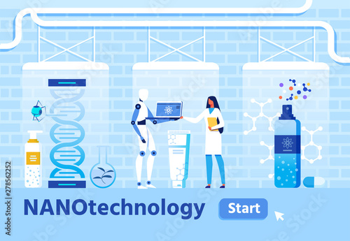 Medical Research and Nanomaterial creation Banner