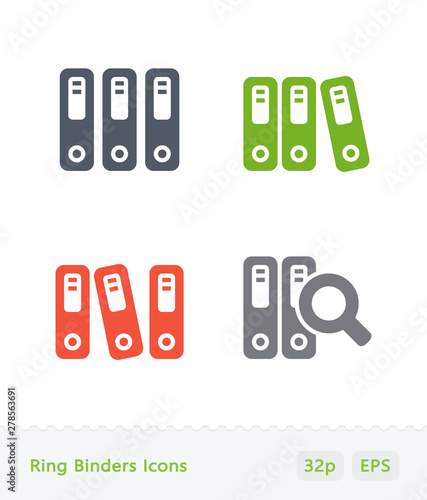 Ring Binders - Sticker Icons