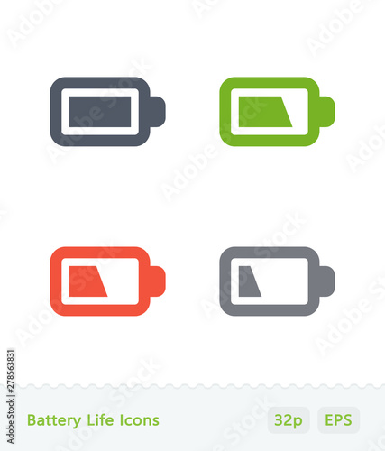 Battery Life - Sticker Icons