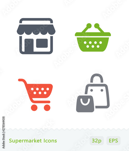 Supermarket - Sticker Icons