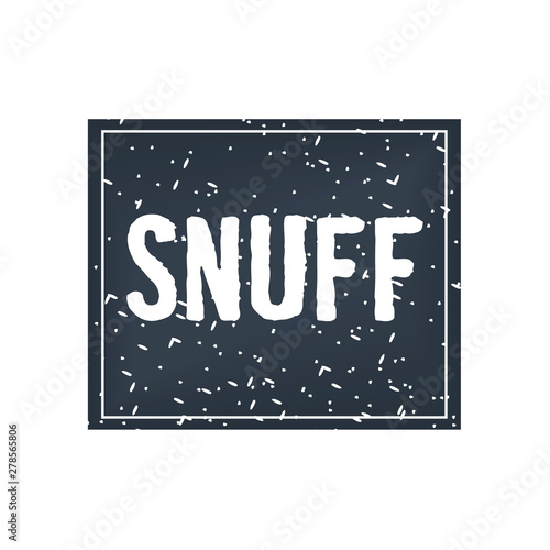 Vector logo of snuff and chewing tobacco