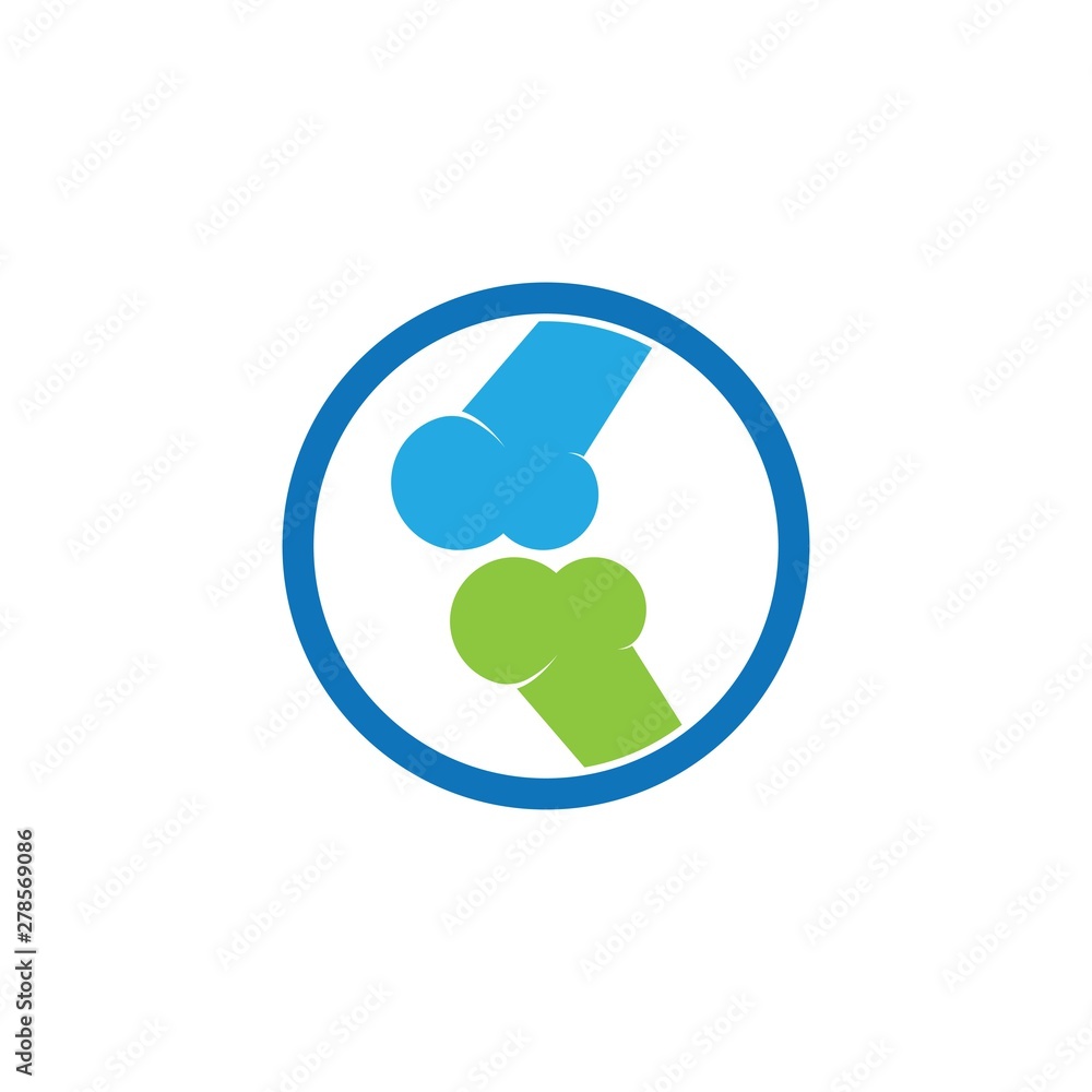 Bone logo vector template design Bone logo vector template design