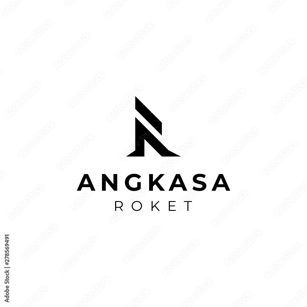 letter A R logo template vector letter A R logo template vector