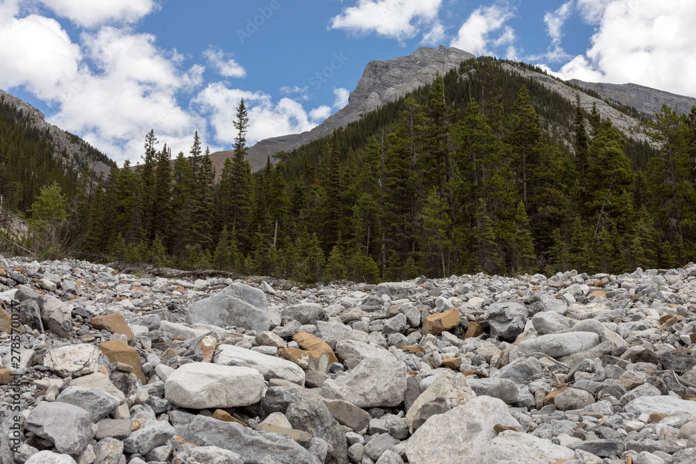 The profile of Three Sisters Peaks that can be seen from almost any location in Canmore, Alberta, Canada The profile of Three Sisters Peaks that can be seen from almost any location in Canmore, Alberta, Canada