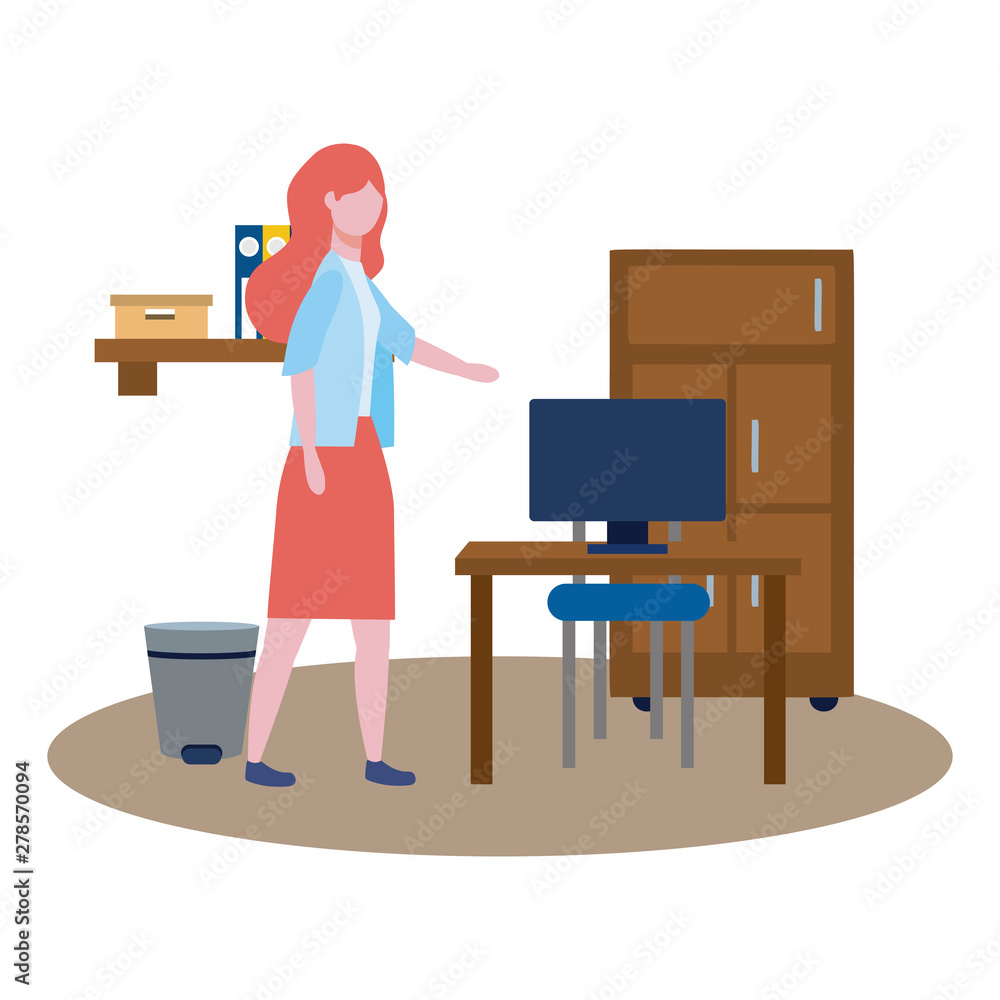 Businesswoman avatar cartoon design vector illustrator Businesswoman avatar cartoon design vector illustrator