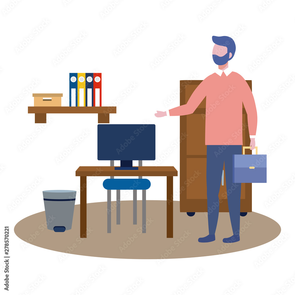 Businessman avatar cartoon design vector illustrator Businessman avatar cartoon design vector illustrator