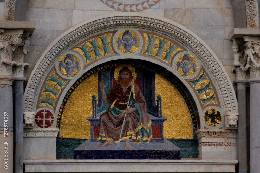 une mosaïque au Duomo de Pise