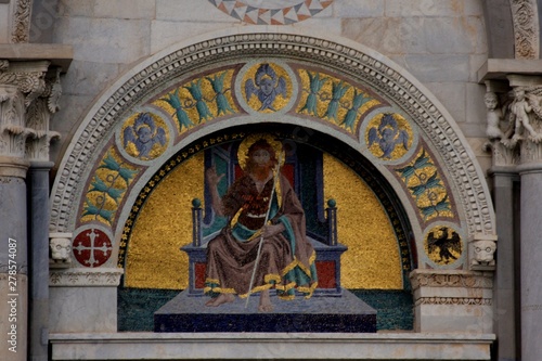 une mosa  que au Duomo de Pise