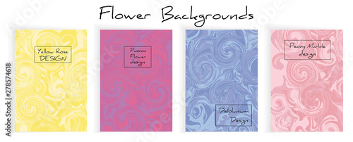 Mixture of acrylic paints. Liquid marble texture