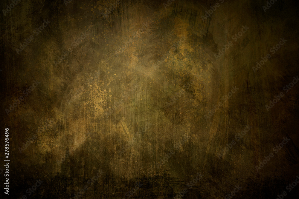 Dark golden grungy background or texture Dark golden grungy background or texture