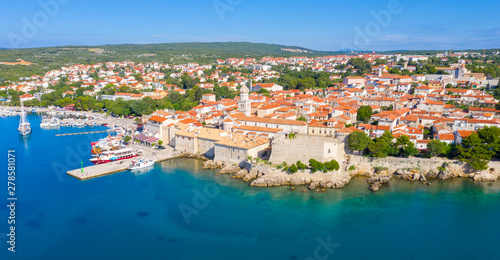 aerial view from island Krk in Croatia © M.studio