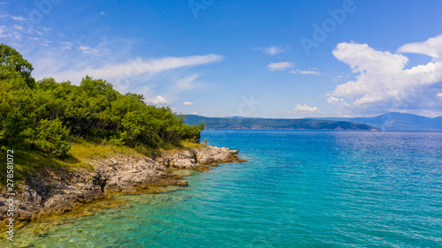 croatie landscape, coast and sea
