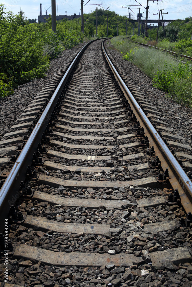 Railway for trains and electric trains Railway for trains and electric trains