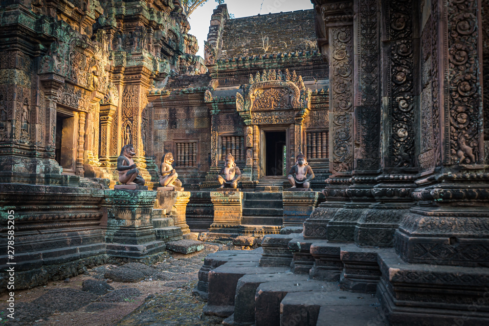 Obraz premium Hinduistische Tempelruine in Angkor