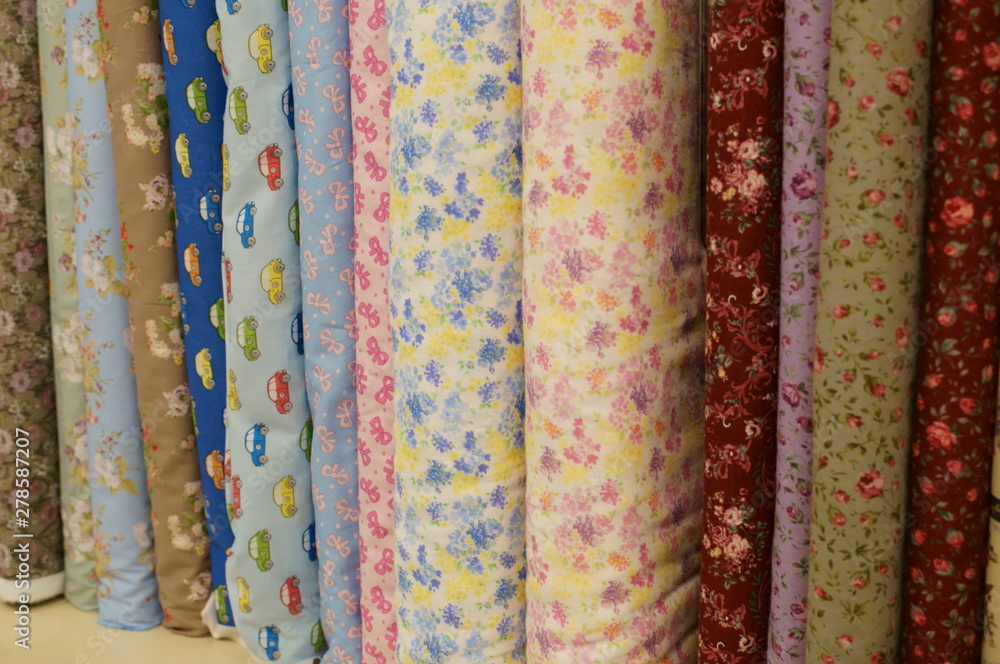 Aligned fabrics for handicraft stores Aligned fabrics for handicraft stores