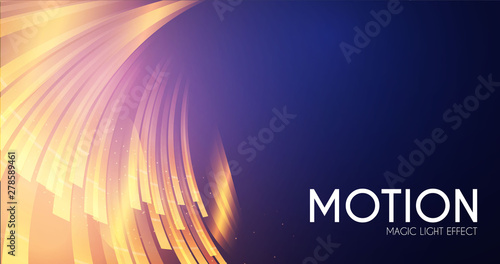Abstract Geometric Background with Stripes Motion and Light.