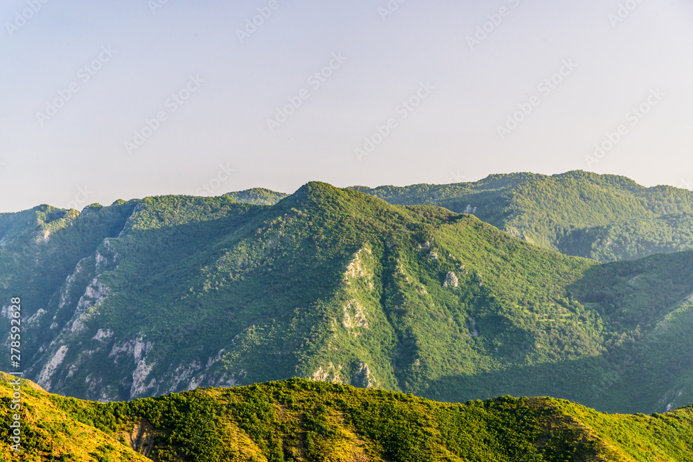 Macedonia mountains in summer, sunny day