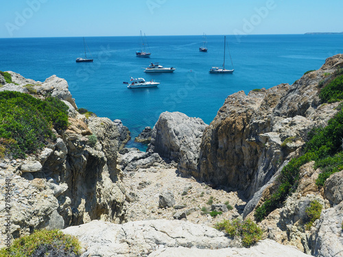 Rhodos - Boote am Traganou Beach photo