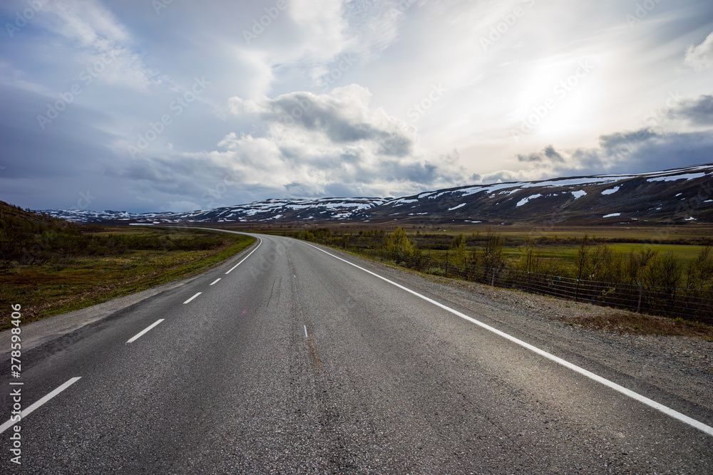 Fototapeta premium Der Weg zum Nordkap