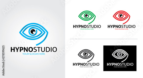 Eye creative and minimal logo template