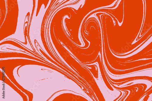 Vibrant marble wavy pattern. Abstract background. Ebru, Turkish marbling art background. Suminagashi. Hand drawn marbling illustration technique. Watercolor stains, abstract background art.