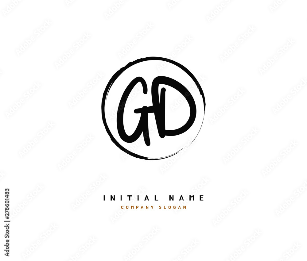 G D GD Beauty vector initial logo, handwriting logo of initial signature, wedding, fashion, jewerly, boutique, floral and botanical with creative template for any company or business. G D GD Beauty vector initial logo, handwriting logo of initial signature, wedding, fashion, jewerly, boutique, floral and botanical with creative template for any company or business.