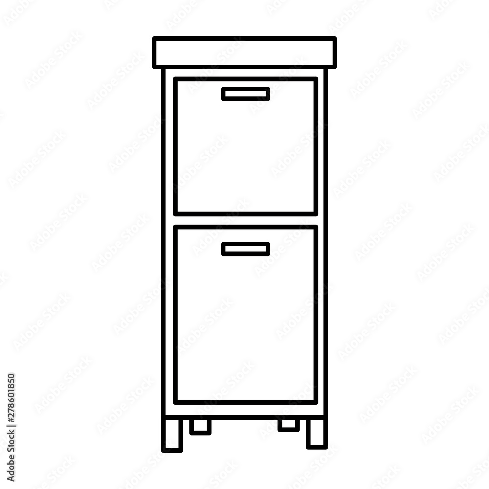 furniture drawers cabinet on white background furniture drawers cabinet on white background