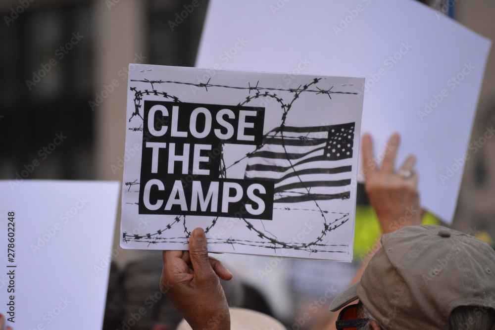 Demonstrations against the crisis a the Southern Border.