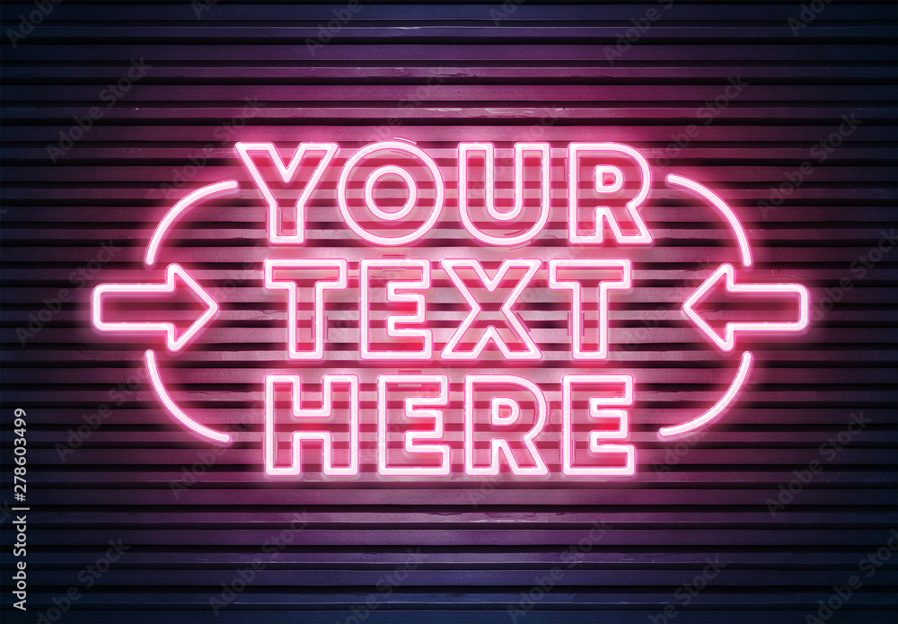 81 Best Neon Font Photoshop Indesign Illustrator Templates Adobe Stock