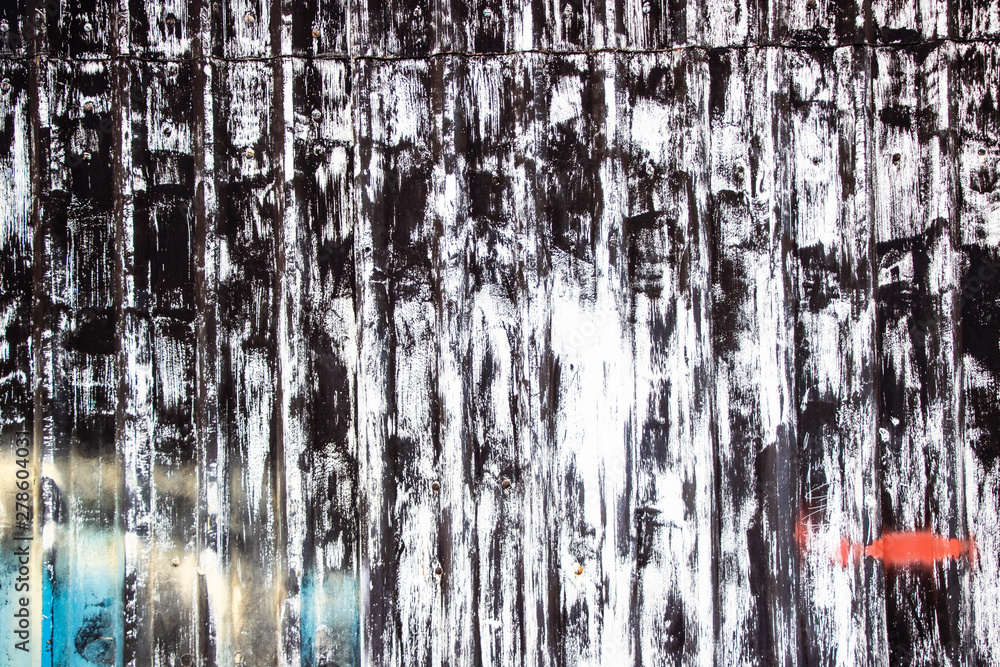 Obraz premium Black and white Rough grunge vintage background distressed weathered dirty old texture