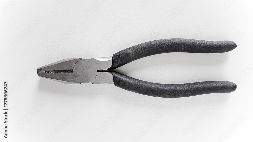 Obraz premium different side black nippers for cutting plastic 