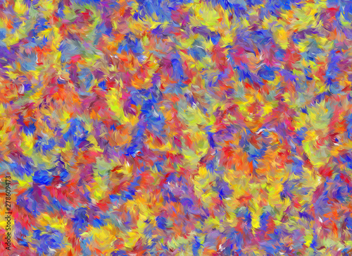Abstract Pattern from Multicolored watercolor painted Backgrounds