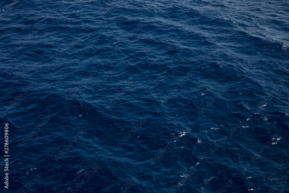 Blue Tones Water Waves Surface as Background. sea water texture. Grounds is the surface of the water flow from the flow of water to converge.