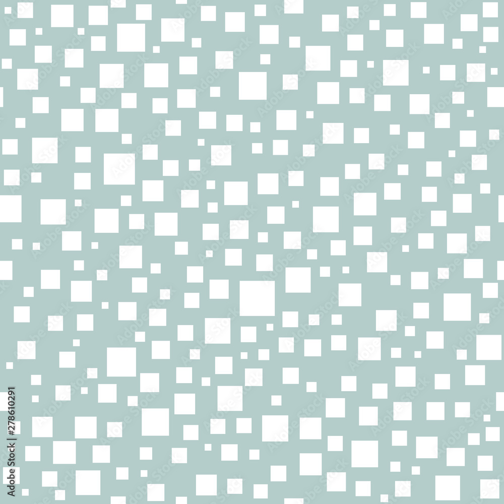 Seamless vector background with random white squares. Abstract ornament. Dotted abstract pattern Seamless vector background with random white squares. Abstract ornament. Dotted abstract pattern