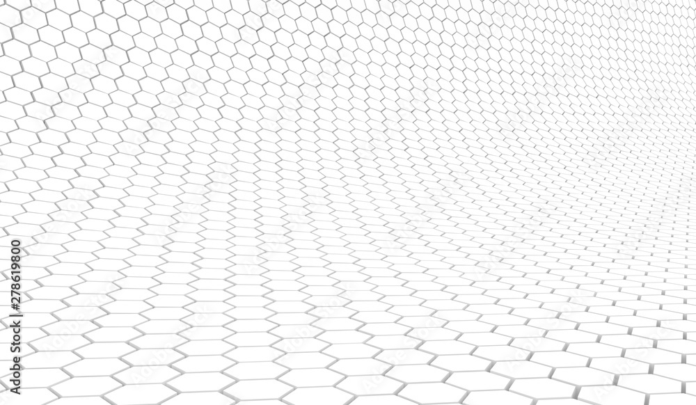 Duotone hexagon 3D background texture. 3d rendering illustration. Futuristic abstract background. Duotone hexagon 3D background texture. 3d rendering illustration. Futuristic abstract background.