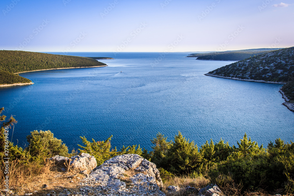 Beautiful Bay at Rakalj in Croatia