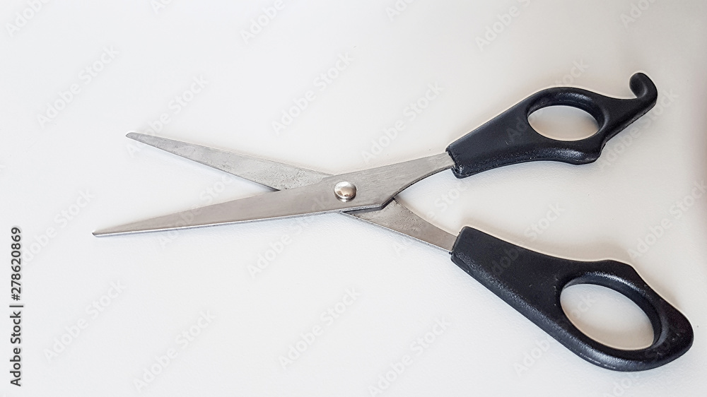 stainless steel scissors with plastic handle stainless steel scissors with plastic handle