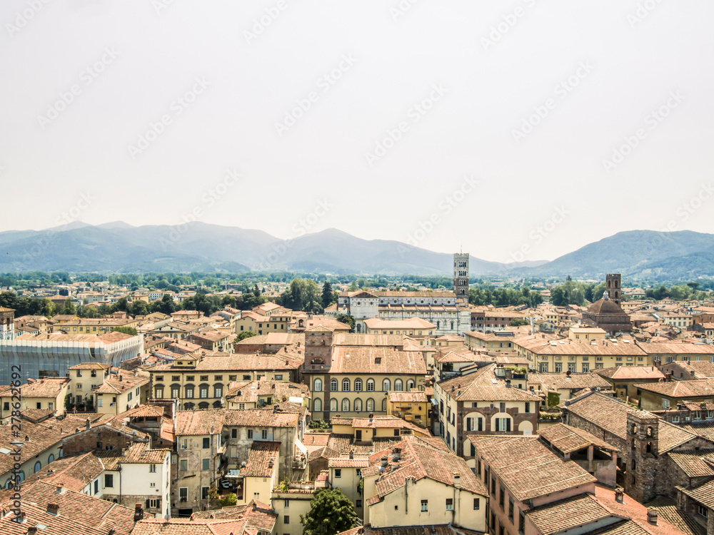 Lucca Italy panorama
