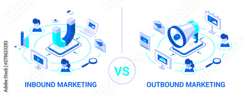 Inbound and outbound marketing