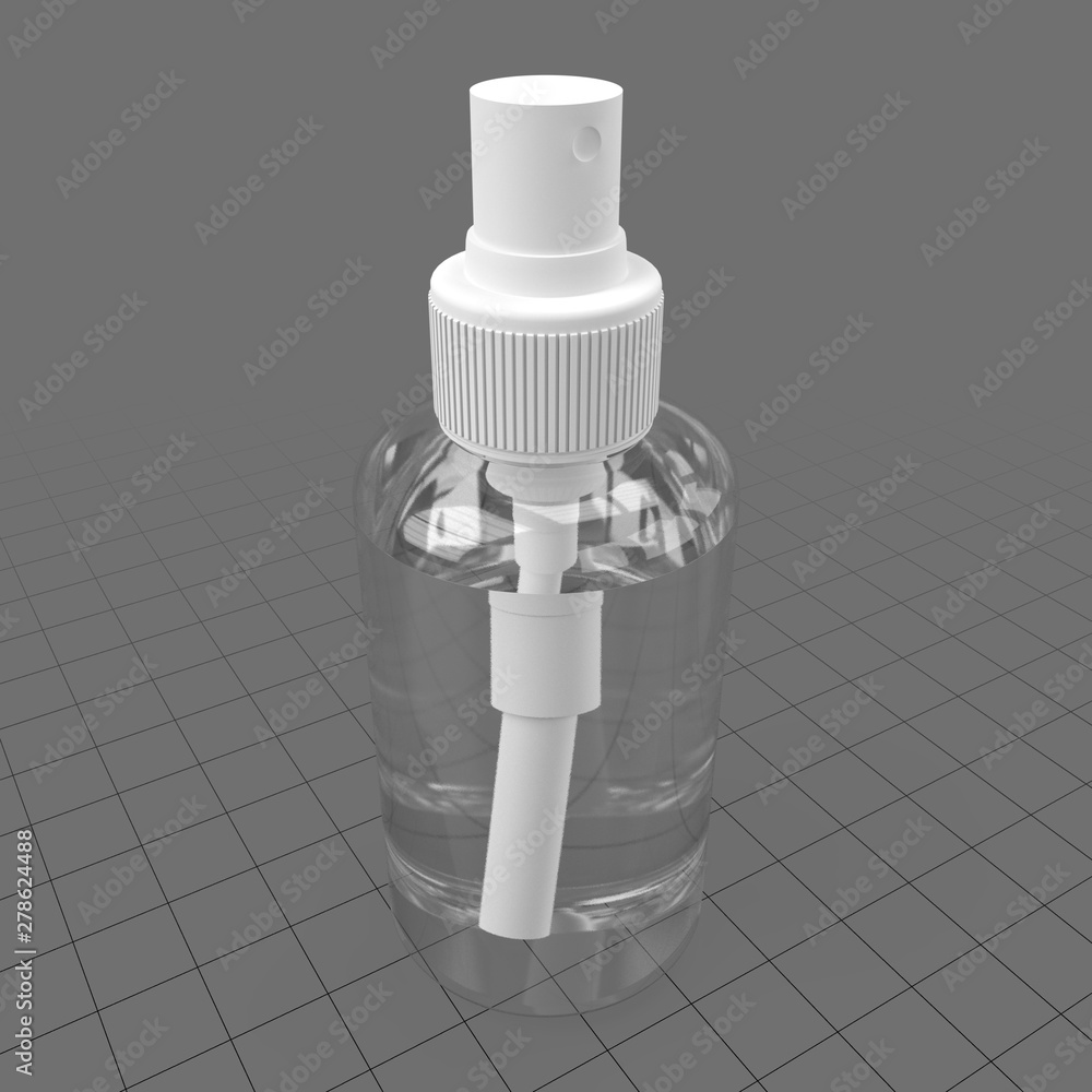 Travel spray bottle Stock 3D asset Adobe Stock