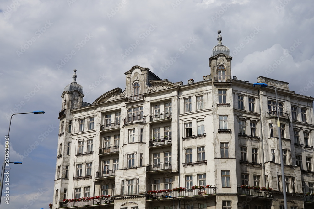 Altes Gebäude in Warschau