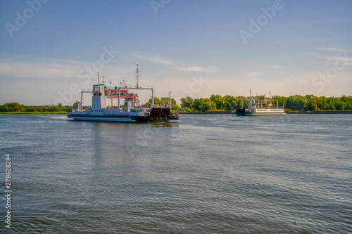 Wallpaper Mural Krasibor, Poland, ferry connection through Świna in Świnoujście between the island of Wolin and Uznam Torontodigital.ca
