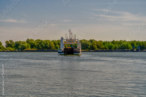 Wallpaper Mural Krasibor, Poland, ferry connection through Świna in Świnoujście between the island of Wolin and Uznam Torontodigital.ca