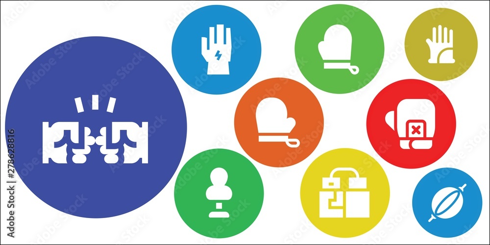 fist icon set fist icon set
