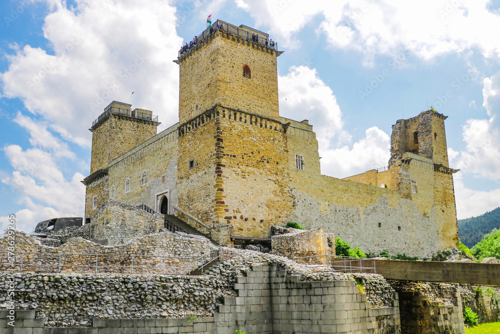 Miskolc, Hungary, May 20, 2019: The Fortress Diosgior in Miskolc.