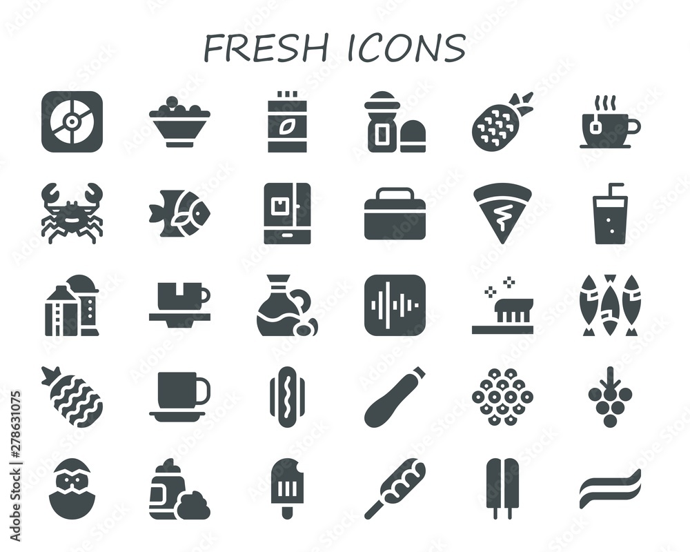 fresh icon set fresh icon set