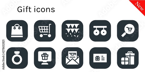 gift icon set