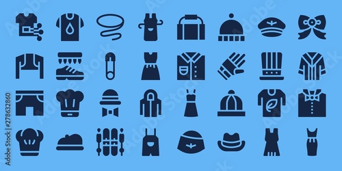 clothing icon set