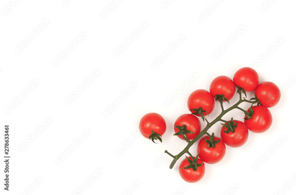 cherries on a branch cherries on a branch